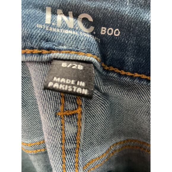 INC Int'l Concepts Women's Blue Bootcut Jeans - Picture 3 of 4